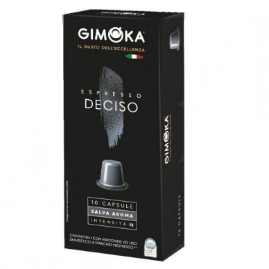 Gimoka Miscela Deciso Caffè - Capsule Compatibili Nespresso - INTENSITA' 10