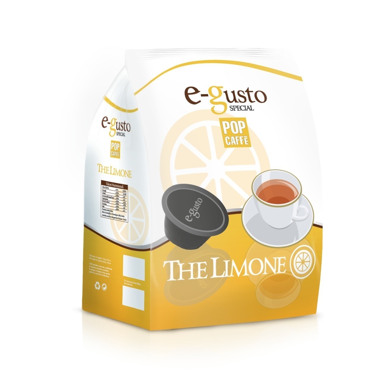 Capsule Pop Caffe The Al Limone Per Dolce Gusto – Confezioni Da 32, 48, 96, 160 Pz